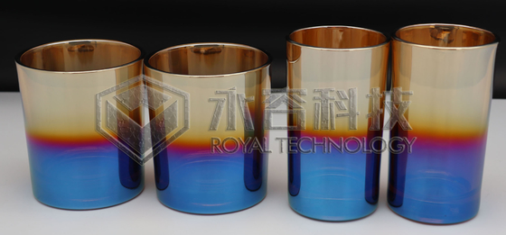 ग्लास कप के लिए पीवीडी एआरसी आयन चढ़ाना मशीन- इंद्रधनुष, हरा, नीला, बैंगनी, सोना, एम्बर रंग