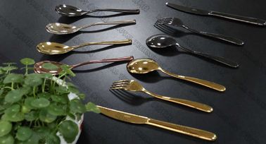 अच्छी कीमत स्टेनलेस स्टील Flatware पीवीडी कोटिंग सेवा, कैथोडिक आर्क चढ़ाना गुलाब सोने, कॉपर रंग गुलाब ऑनलाइन