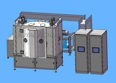 कांस्य रंग मैग्नेट्रॉन स्पटरिंग कोटिंग मशीन, धातु पतला फिल्म आर्क आयन चढ़ाना मशीन