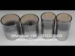 लाइट एम्बर और हाफ सिल्वर कलर