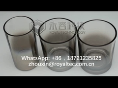 चारकोल ग्रे ग्लासवेयर, स्मोकी ग्रे रंग