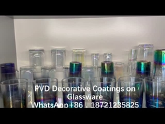 उच्च वैक्यूम ग्लास कोटिंग मशीन पीवीडी सजावटी कोटिंग सिस्टम